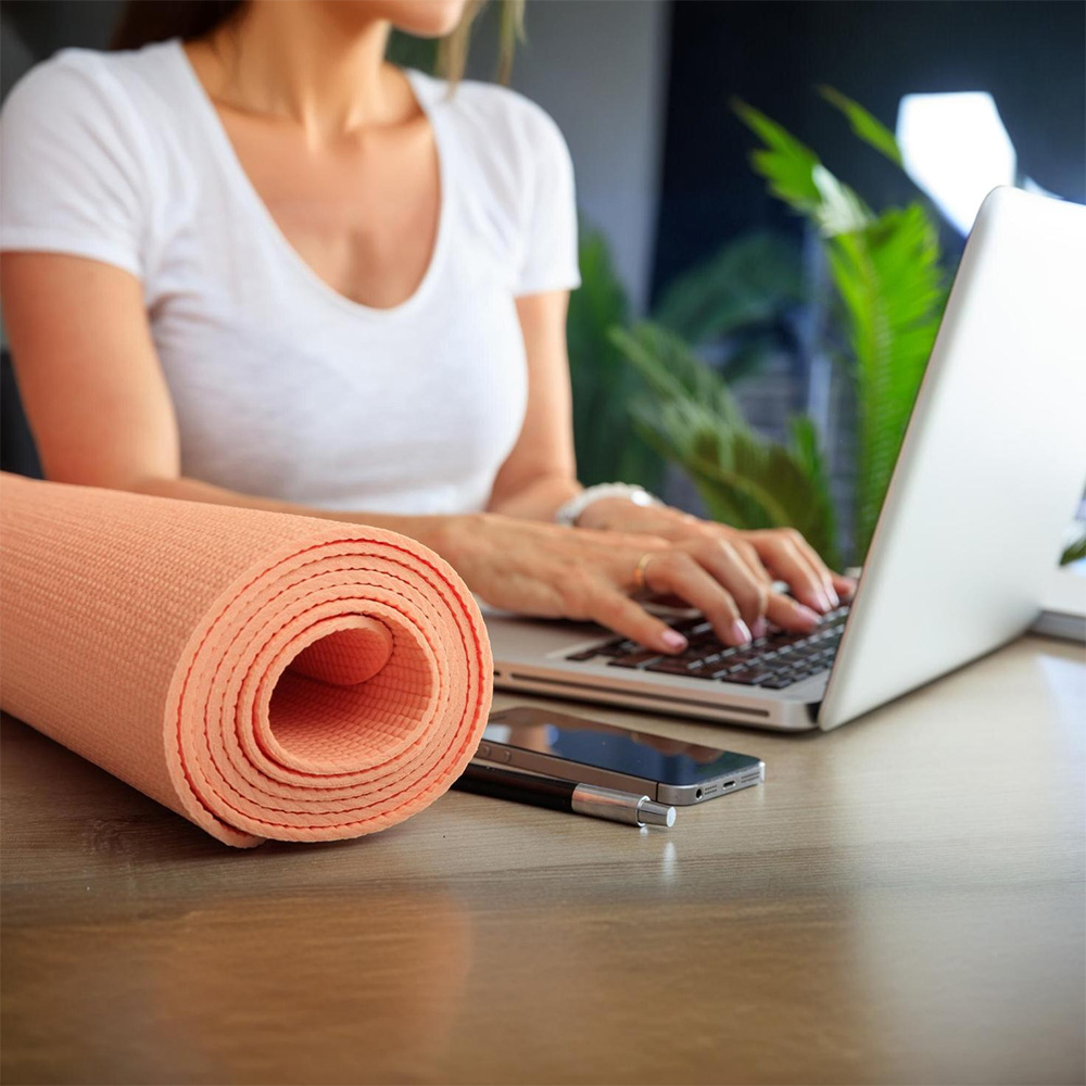 Mitarbeitergesundheit Yogamatte