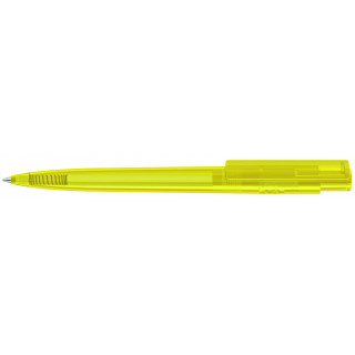 RECYCLED PET PEN PRO transparent Druckkugelschreiber, gelb