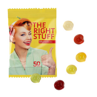Fruchtgummi 15 g Tüten - @-Zeichen (w2p)