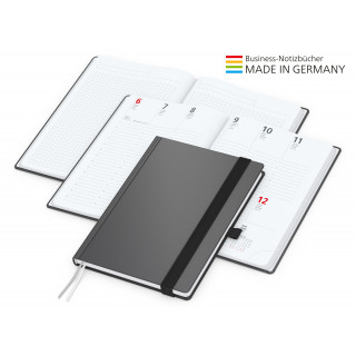 Buchkalender Vision-Hybrid White Bestseller inkl. Goldprägung