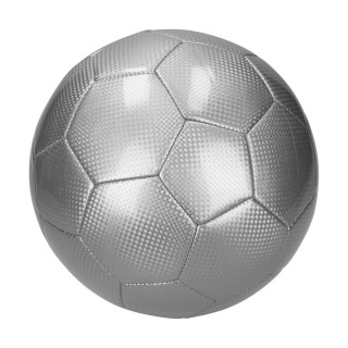 Fußball "Carbon", groß, silber