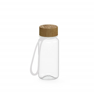 Trinkflasche "Natural", 400 ml, inkl. Strap, transparent, transparent