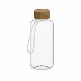 Trinkflasche "Natural", 1,0 l, inkl. Strap, transparent, transparent
