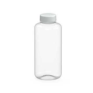 Trinkflasche "Refresh", 1,0 l, transparent, weiß