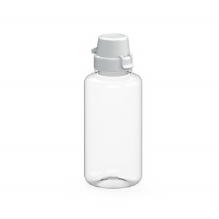 Trinkflasche "School", 700 ml, transparent, weiß