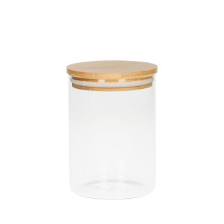 Glasbehälter "Bamboo", 0,65 l, transparent