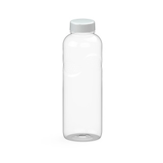 Trinkflasche Carve "Refresh", 1,0 l, transparent, weiß