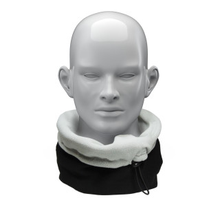 Multischal "Fleece", grau, schwarz