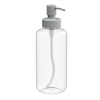 Seifenspender "Deluxe", 1,0 l, transparent, weiß