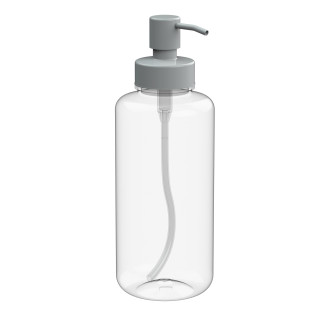 Seifenspender "Deluxe", 1,0 l, transparent, weiß