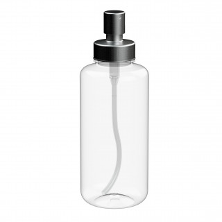 Sprayflasche "Superior", 1,0 l, transparent, silber