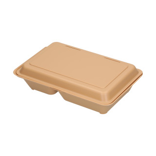Menübox "ToGo" medium, beständiges braun