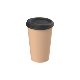 Kaffeebecher "ToGo", 0,3 l, weiß, schwarz
