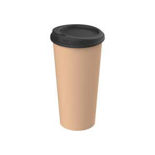 Kaffeebecher "ToGo", 0,4 l, beständiges braun, schwarz