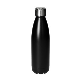 Edelstahlflasche "Colare", 0,70 l, einwandig, schwarz