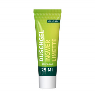 25 ml Tube - Duschgel Ingwer-Limette - FullbodyPrint