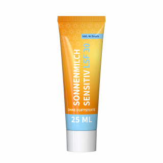 25 ml Tube - Sonnenmilch LSF 30 (sensitiv) - FullbodyPrint