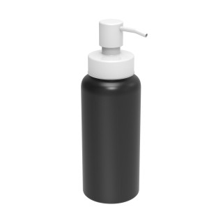 Aluminiumseifenspender "Deluxe", schwarz, weiß