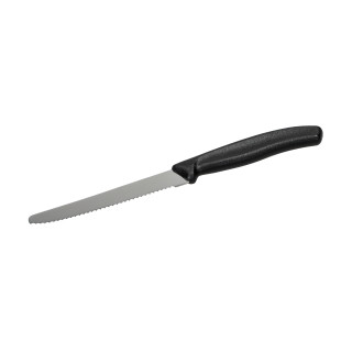 Brotzeitmesser "Vesper", schwarz, silber