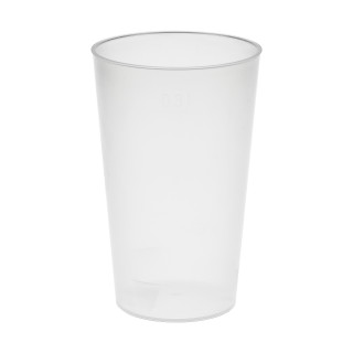 Trinkbecher "Vital", 300 ml, transparent-milchig