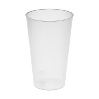 Trinkbecher "Vital", 400 ml, transparent-milchig