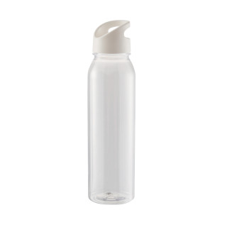 Trinkflasche Active "Wave", 650 ml , RENEW, transparent, weiß