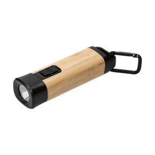 Taschenlampe "Apollon", natur, schwarz