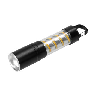 Taschenlampe "Lumi" 17,5 cm, schwarz