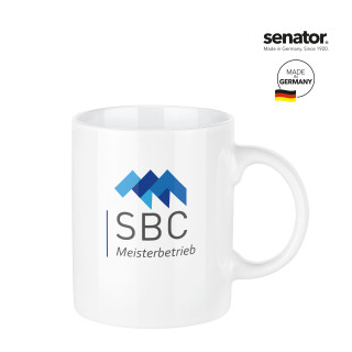 senator Maxi Mug Tasse, weiß