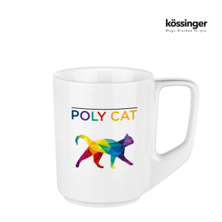 Kössinger Solid Tasse (Sublimation), weiß