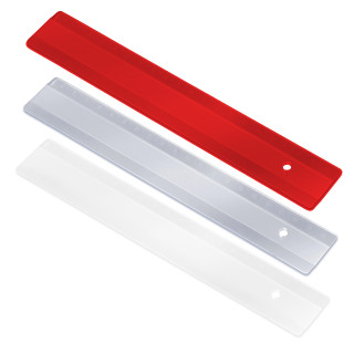 Lineal "20 cm", weiß