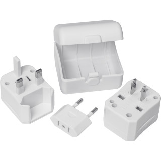 Reiseadapter Peru, weiss