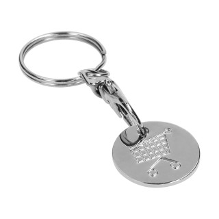 Chip-Schlüsselanhänger "Elegance", silber