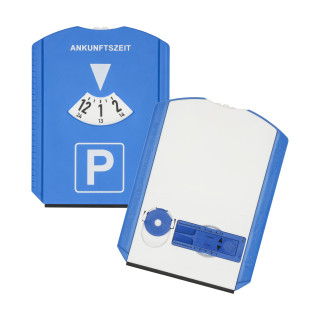 Parkscheibe "Profi", blau/weiß, Chip und RPM blau ! als Werbeartikel, Werbemittel