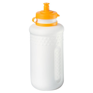 Trinkflasche "Fahrrad" 0,5 l mit Saugverschluss, weiß