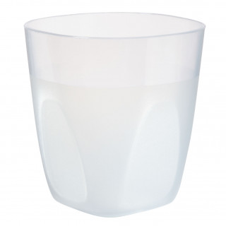 Trinkbecher "Mini Cup" 0,2 l, transparent-milchig