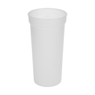 Trinkbecher "Pfand" 0,5 l, transparent-milchig