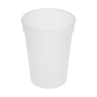 Trinkbecher "Pfand" 0,3 l, transparent-milchig