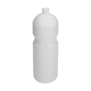 Trinkflasche "Fitness" 0,7 l mit Saugverschluss, weiß