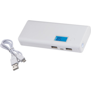 Powerbank 10.000mAh Stafford, weiss