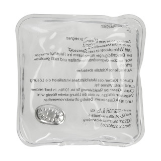 Gel-Wärmekissen "Quadrat", transparent
