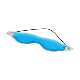 Augenmaske "Oasis", transparent, blau