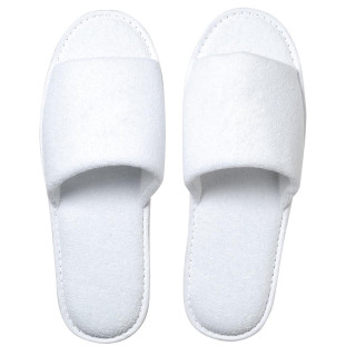 Slipper "Frottee", weiß