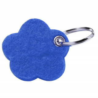 Filz-Schlüsselanhänger "Motiv", blau