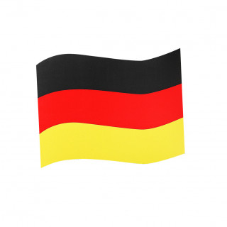 Automagnet "Flagge" mittel, deutschland-farben