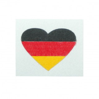 Fantape "Herz", einzeln, deutschland-farben