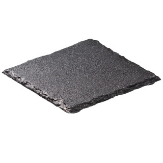 Untersetzer "Schiefer" viereck, schwarz