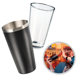 Boston Shaker 0,7 l, schwarz