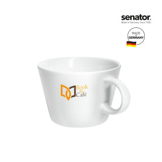 senator Fancy Cafe Porzellantasse, weiß