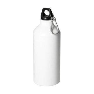 Aluminiumflasche "Sporty" 0,6 l, weiß